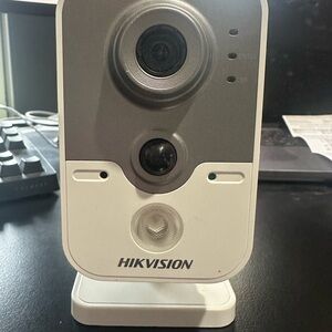 Hikvision White Security Camera